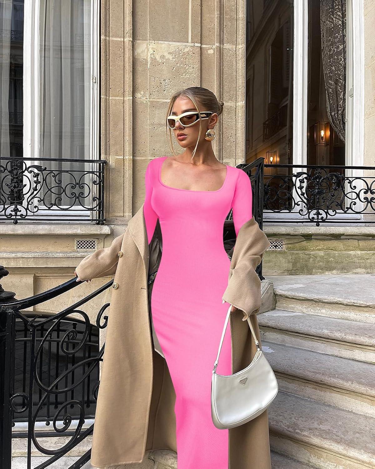 Embracing ⁢Elegance: Exploring Relety's Ribbed Maxi Dress Fit &‍ Style