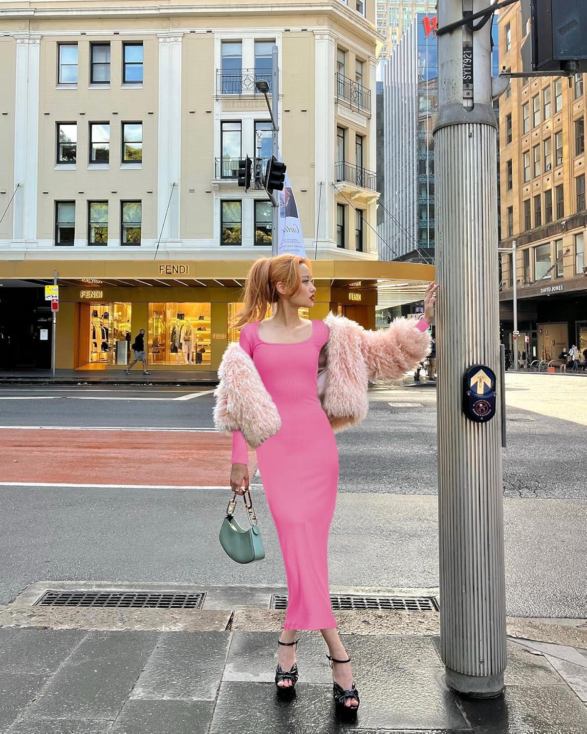 Embracing Elegance:‍ Exploring Relety's Ribbed Maxi⁤ Dress​ Fit⁢ &‌ Style