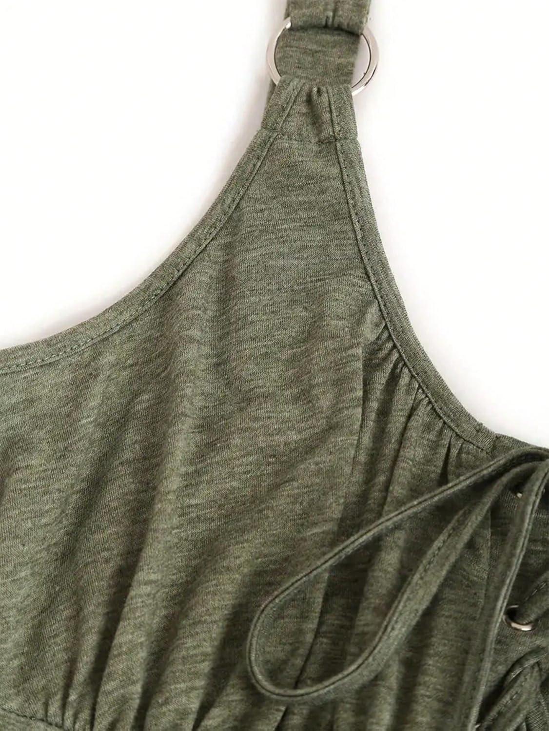 Embracing Summer Comfort with SOLY HUX's Green Sundress