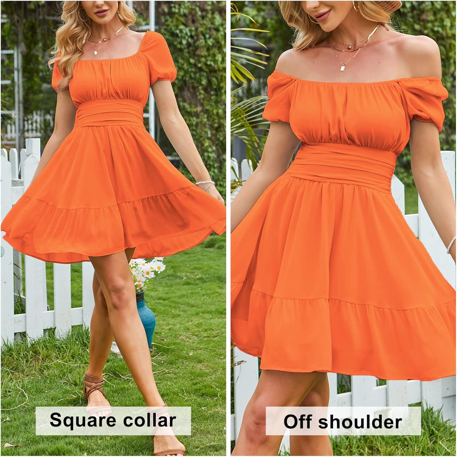 EXLURA's‌ 2025 ⁣Summer puff Sleeve Dress:‌ Style Meets Comfort