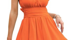 Exlura 2025 Summer Puff Sleeve Dress Style Meets Comfort