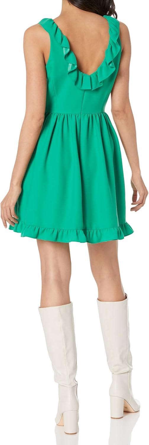 exploring the⁣ Charm of kate spade's​ beryl Green Ruffle Dress