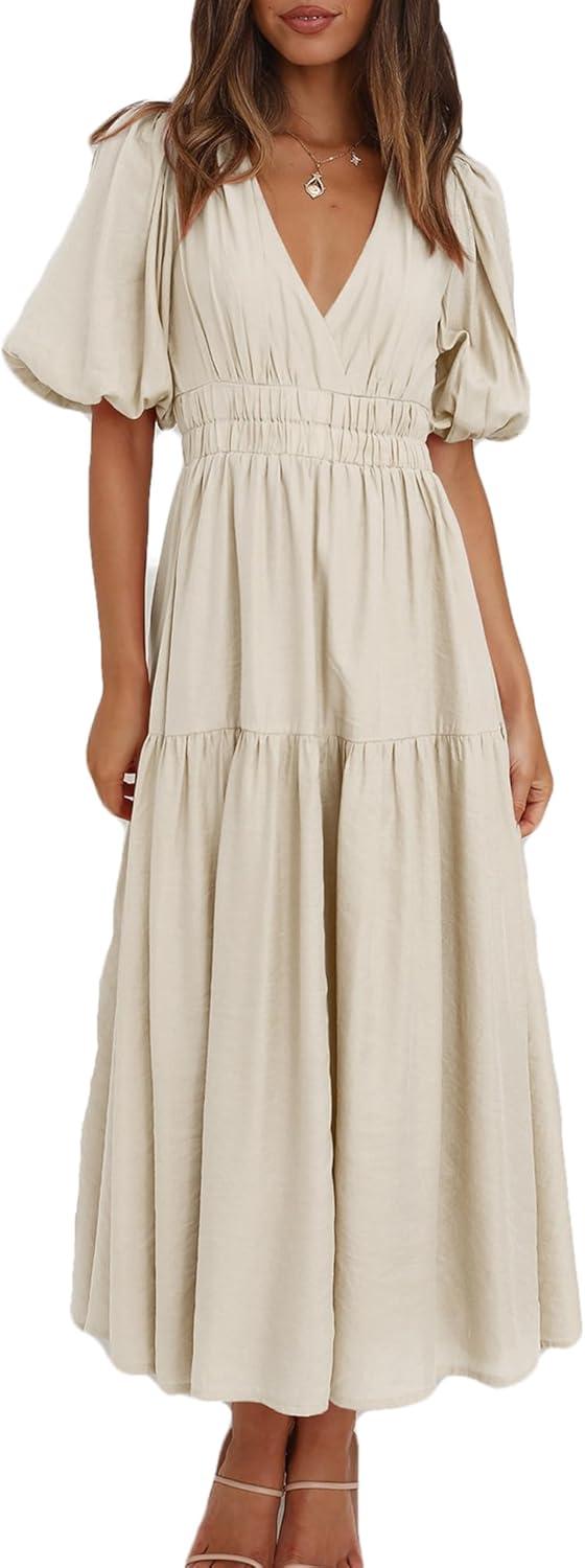 Flowy Elegance: Exploring MessBebe's Summer Maxi Dress Vibe