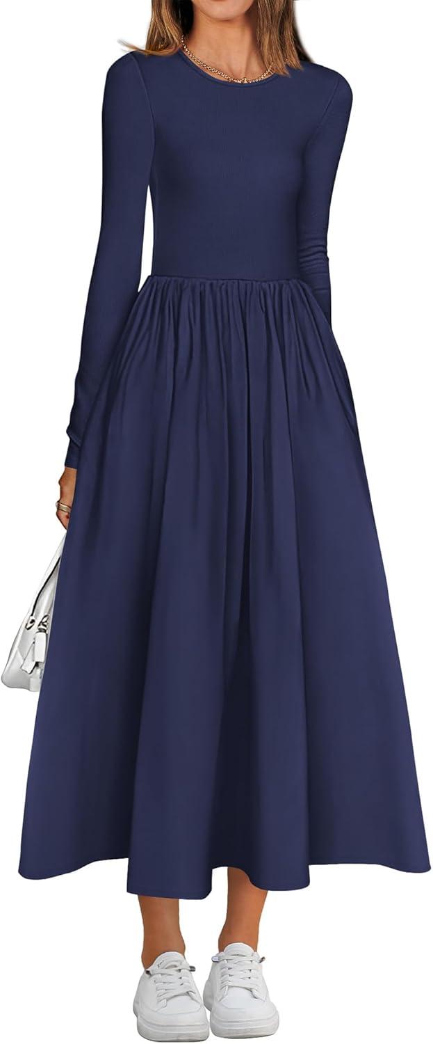 Flowy Elegance: Exploring the BTFBM 2025 Spring Midi Dress