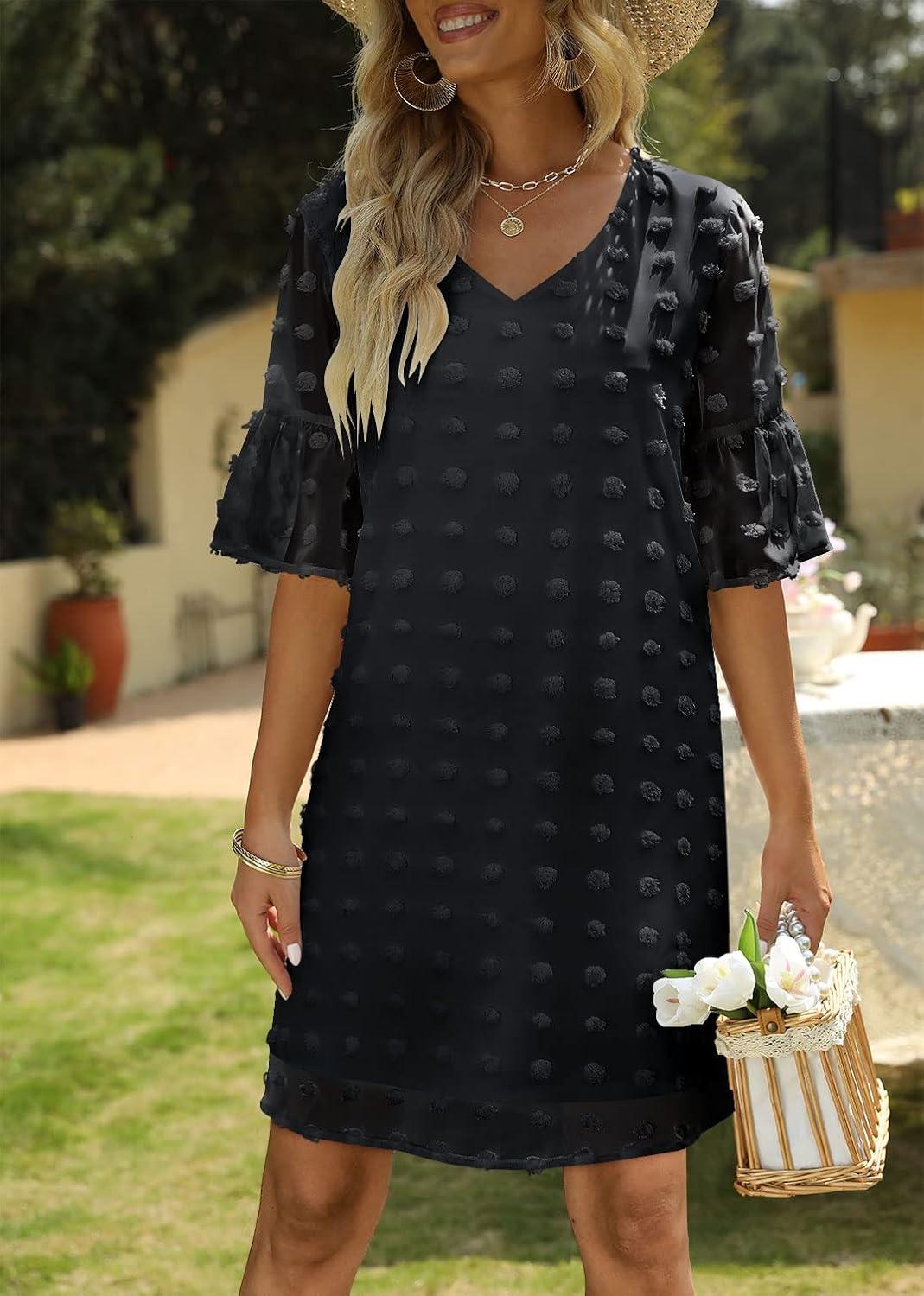 Flowy & Feminine: Exploring the Summer V-Neck Mini Dress