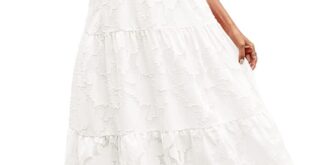 Flowy Floral Maxi Dress Review Summer Elegance In White Medium