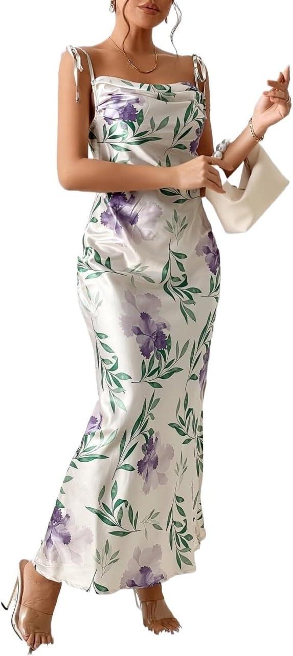 Flowy Floral Tie-Shoulder Cami Dress: Our Style Insights