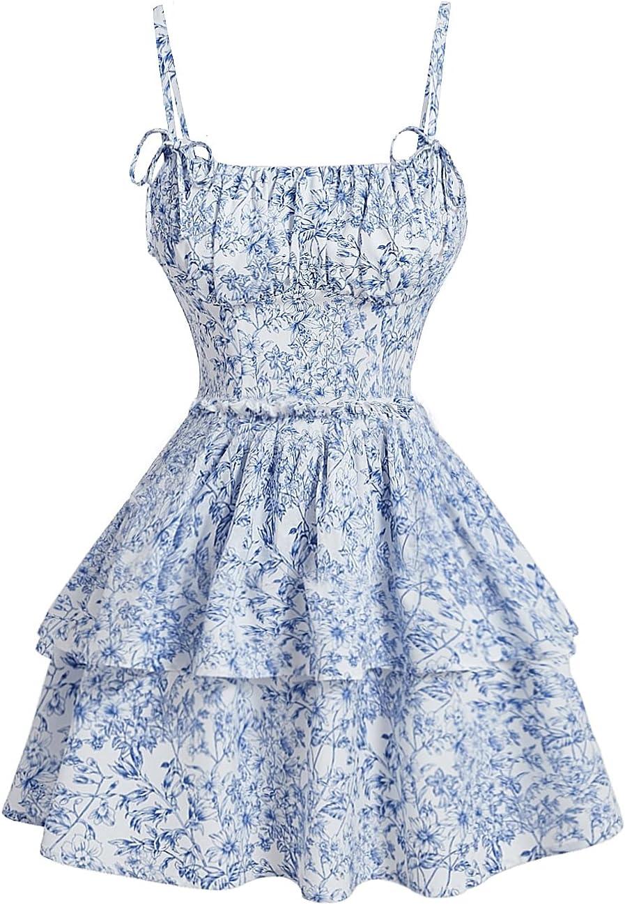 Flowy Floral Vibes: Exploring a Summer Mini Dress with Ruffles