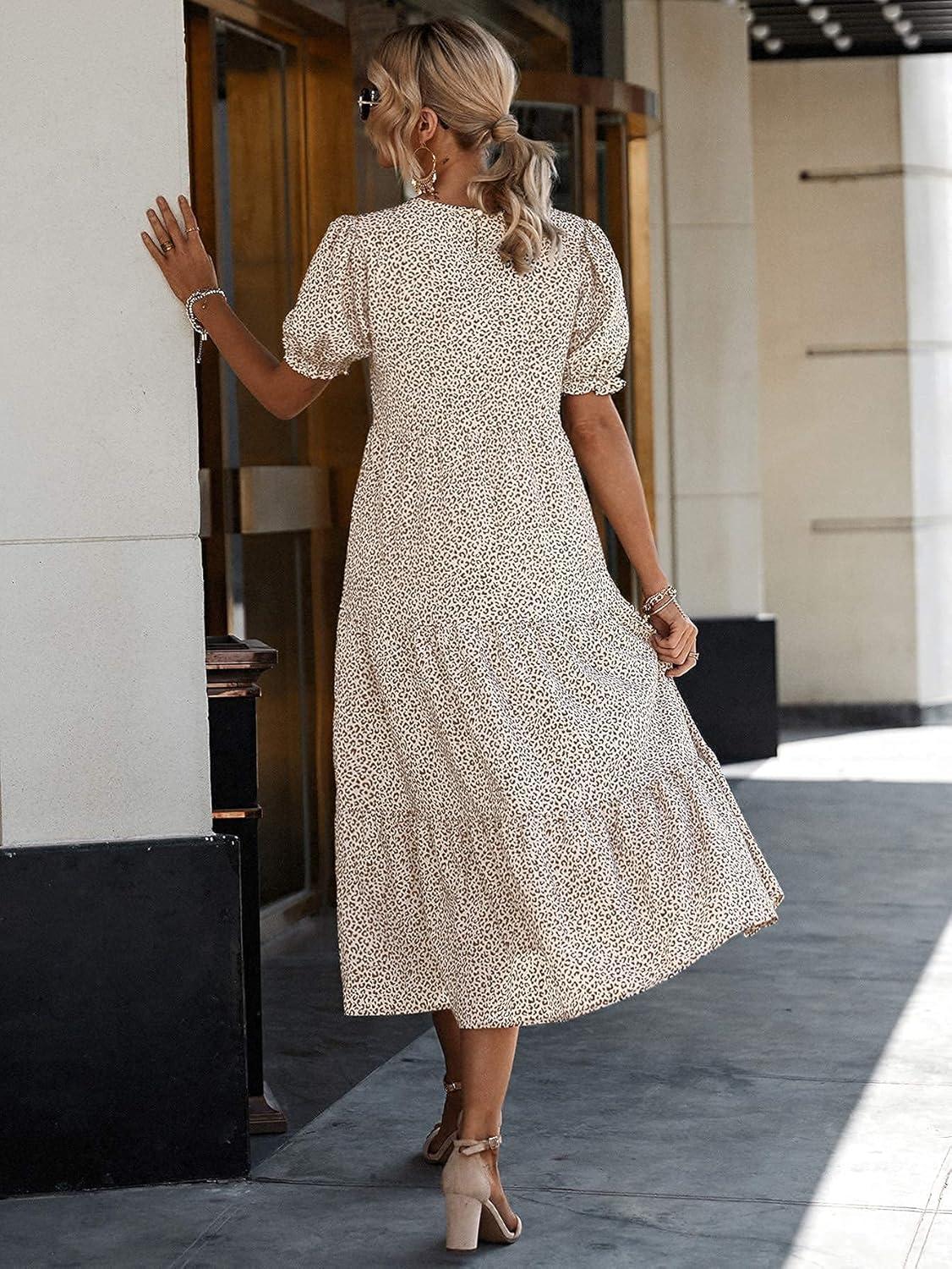 Flowy Floral Vibes: Exploring PRETTYGARDEN's Boho Summer Dress