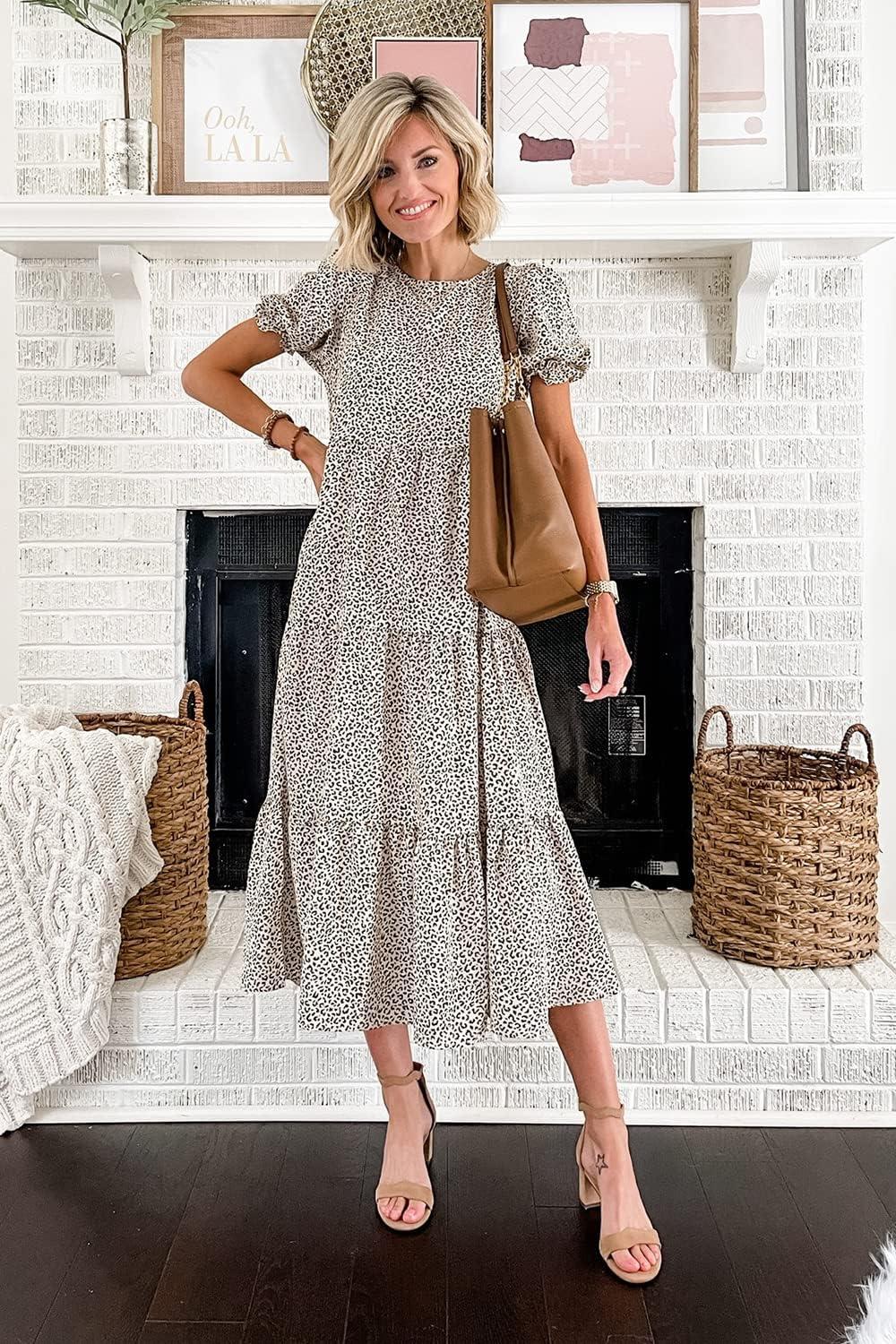 Flowy Floral Vibes: Exploring PRETTYGARDEN's Boho Summer Dress