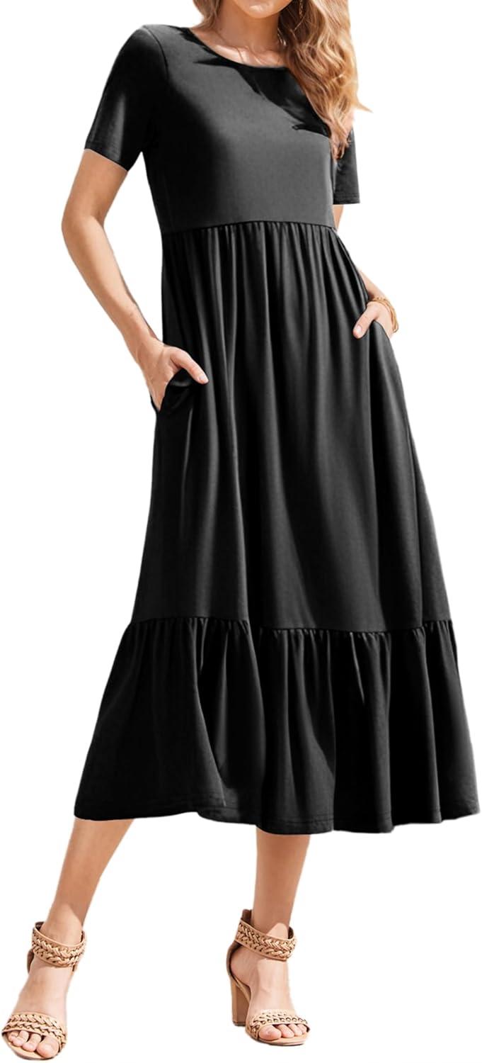 Flowy Summer Maxi Dresses with Pockets: Casual Comfort Meets Style