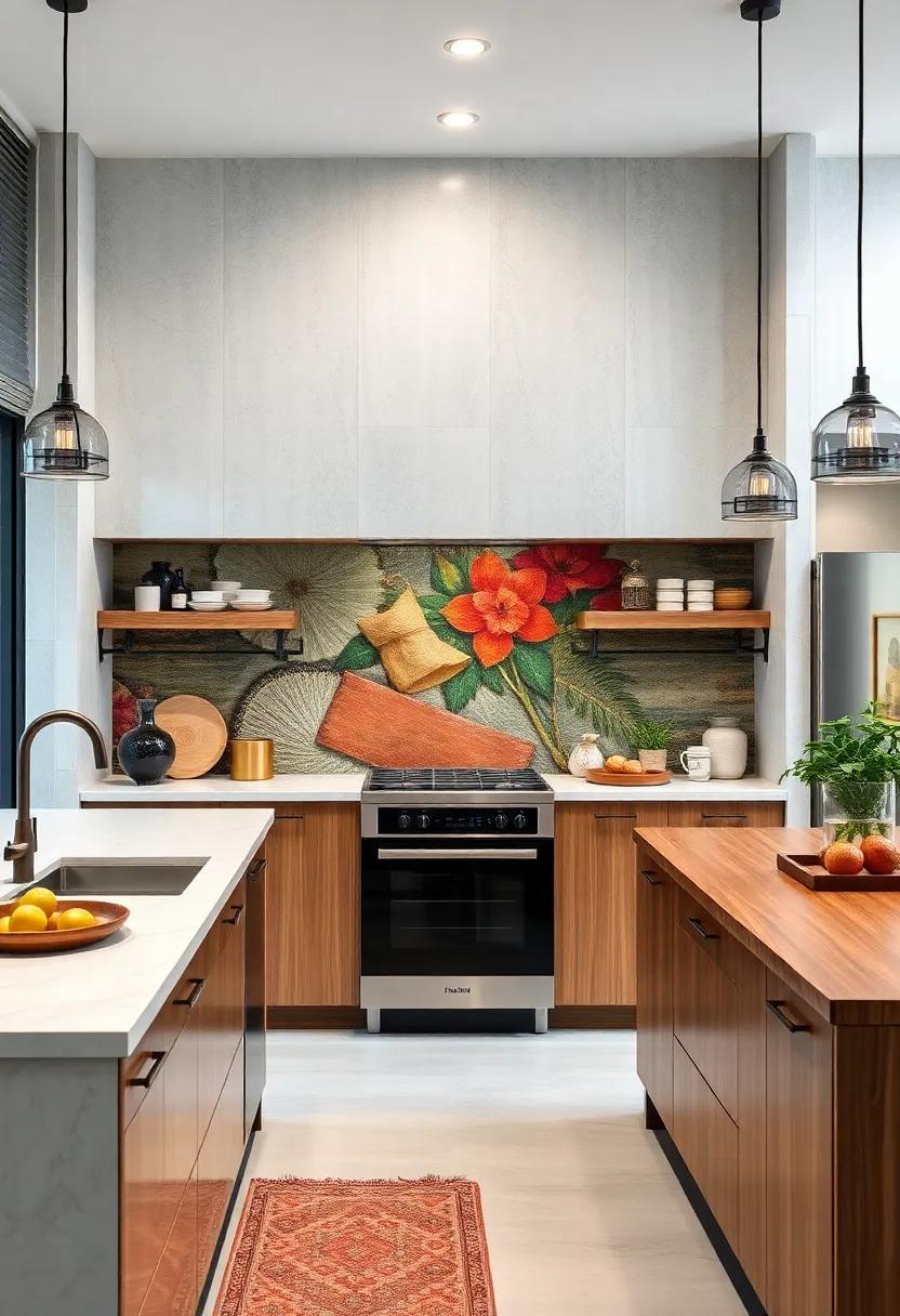 custom Art ​Panels: Commission custom art panels⁤ as‌ a standout backsplash that‍ reflects your personality and style, making​ the kitchen⁢ truly your own
