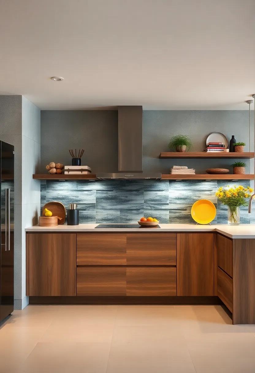 Glass Panel: Use tempered ‍glass as⁣ a smooth,‌ easy-to-clean backsplash that​ can showcase colorful wall art or other design elements behind ⁤it