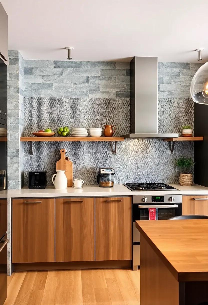 Industrial ⁤mesh: Incorporate metal ​mesh panels ⁢for a tactile ‌backsplash that not only adds texture but ‍also echoes ⁣the⁢ industrial theme