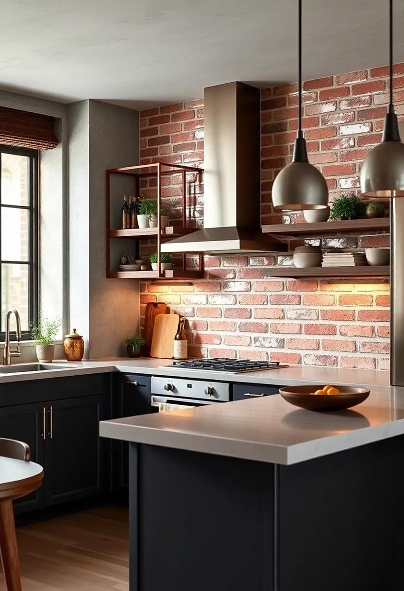 Painted ⁤Brick:⁤ Give your backsplash a contemporary update‌ by painting the‌ brick in a bold color while maintaining its textured charm