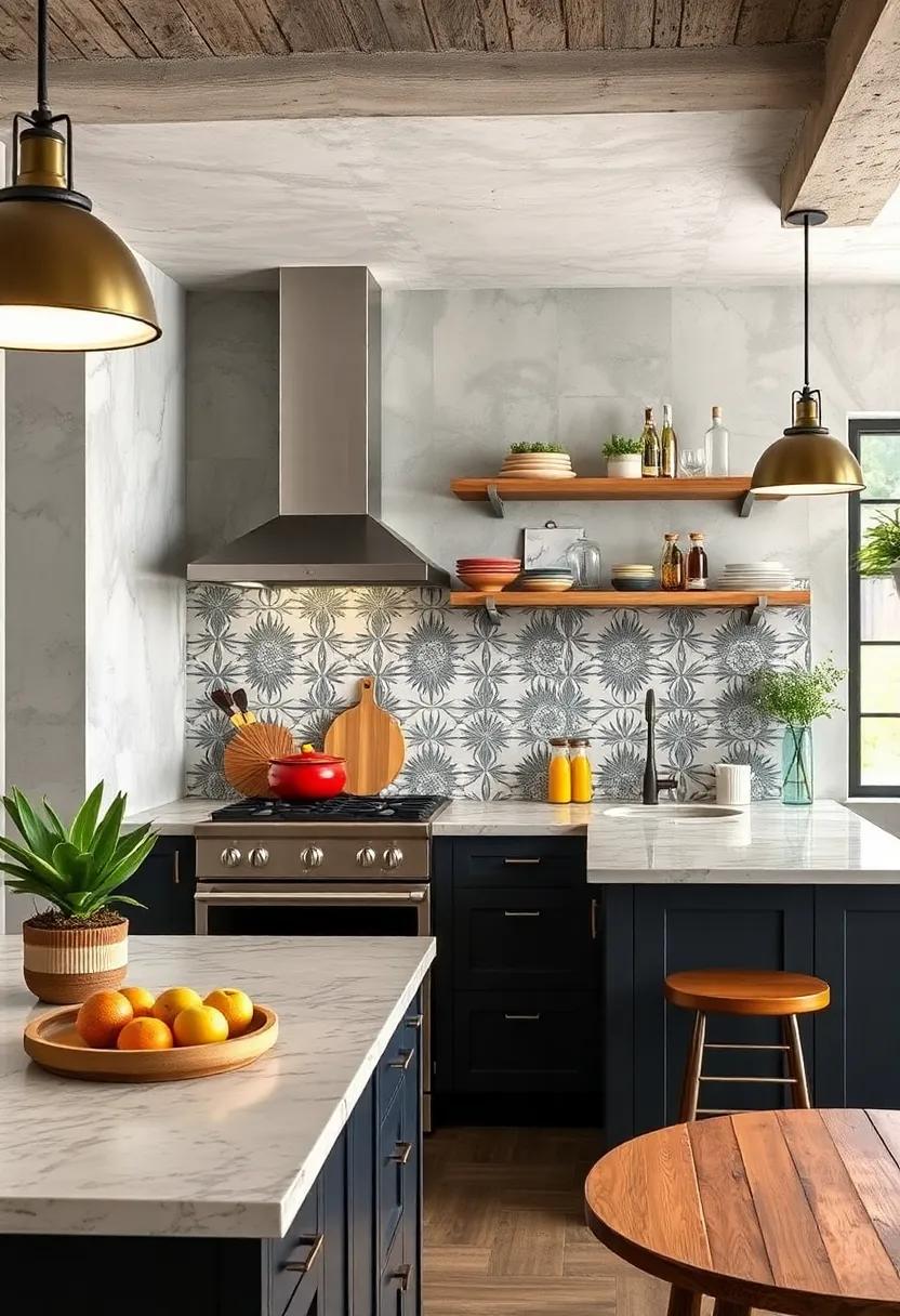 Stenciled Designs: Get creative by stenciling patterns or designs‌ directly onto the wall for a personalized and artistic ​backsplash