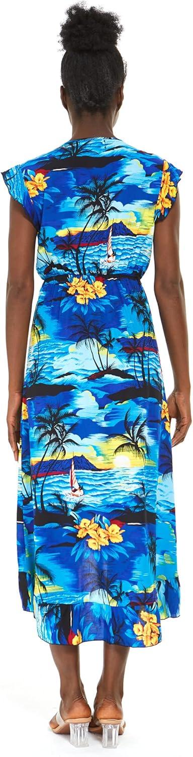 Matching tropical Vibes: Hawaiian Luau Shirt & Ruffle​ Dress Review