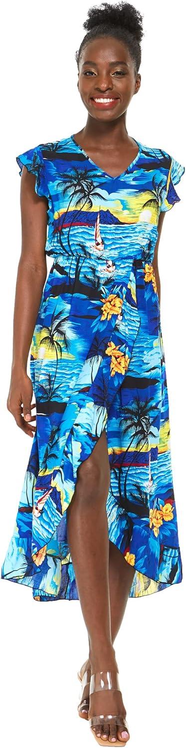 Matching Tropical Vibes: Hawaiian Luau Shirt &‌ ruffle Dress‍ Review