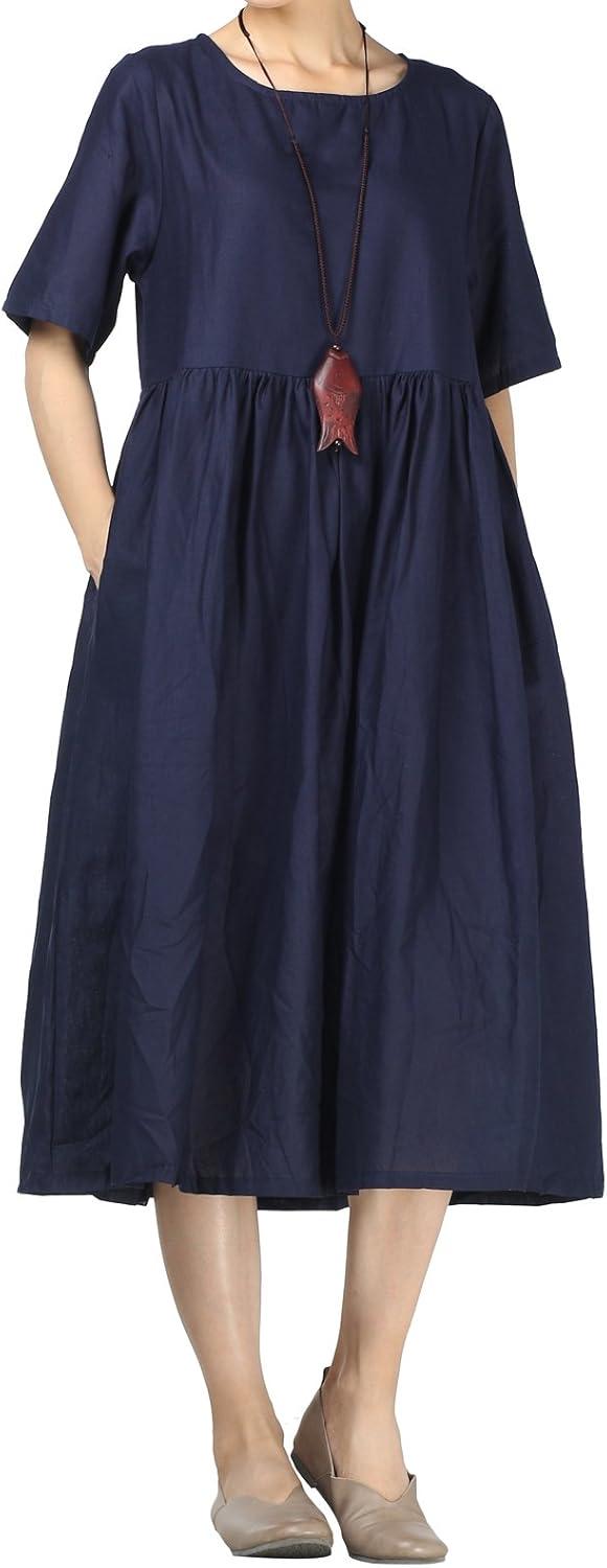 Minibee Linen Tunic Dress: Casual Comfort Meets Summer Style