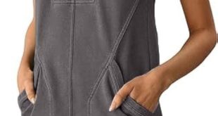 Sleeveless Zip Up Mini Dress Casual Comfort Meets Easy Style