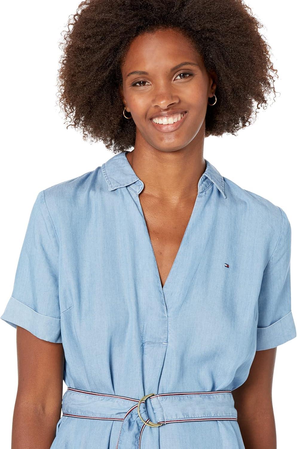 Tommy Hilfiger's Belted Shirtdress: A Casual Chic Try-On