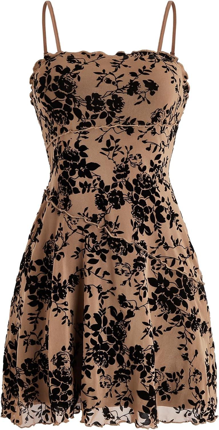 Verdusa Floral Mesh Mini Dress: Style and Comfort Reviewed