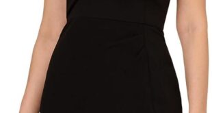 Adrianna Papell Knit Crepe Dress Elegance Meets Comfort In Ivory