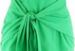 Almere Strapless Green Mini Dress With Chic Tie Detail Review