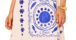Blue S Women Retro Boho Print Dress How You Ll Wear It