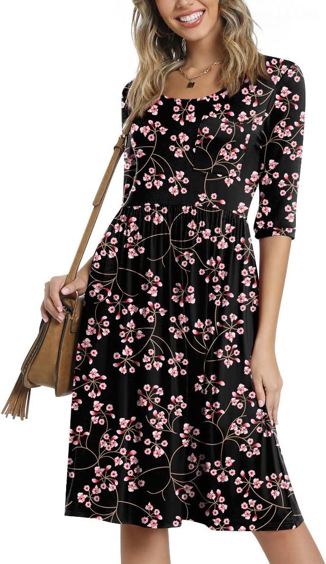 CATHY 3/4 Sleeve Midi Dress Review: Style Meets Comfort Perfectly CATHY 3/4 Sleeve Midi Dress Review: Style Meets Comfort Perfectly