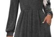 Cozy And Stylish Exploring The Ofeefan Knit Sweater Dress With Pockets