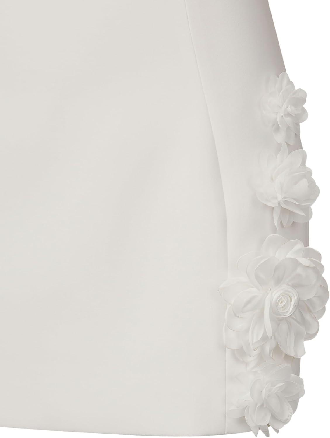 Discovering the Charm of JW PEI's Pink Rosette Mini Dress