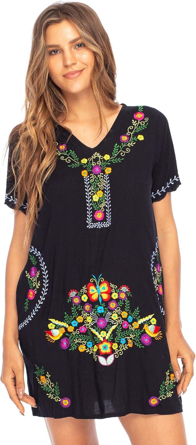 Discovering the Charm of the Back From Bali Embroidered Dress