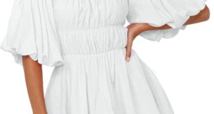 Dokotoo Womens Off The Shoulder Summer Dress As You Wander