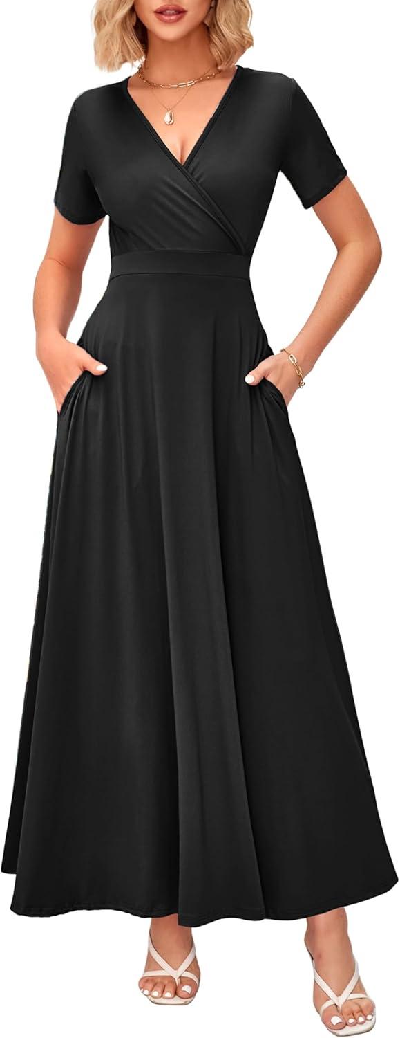 Effortless Summer Style: Embracing the Wrap Maxi Dress with Pockets Effortless Summer Style: Embracing the Wrap Maxi Dress with Pockets