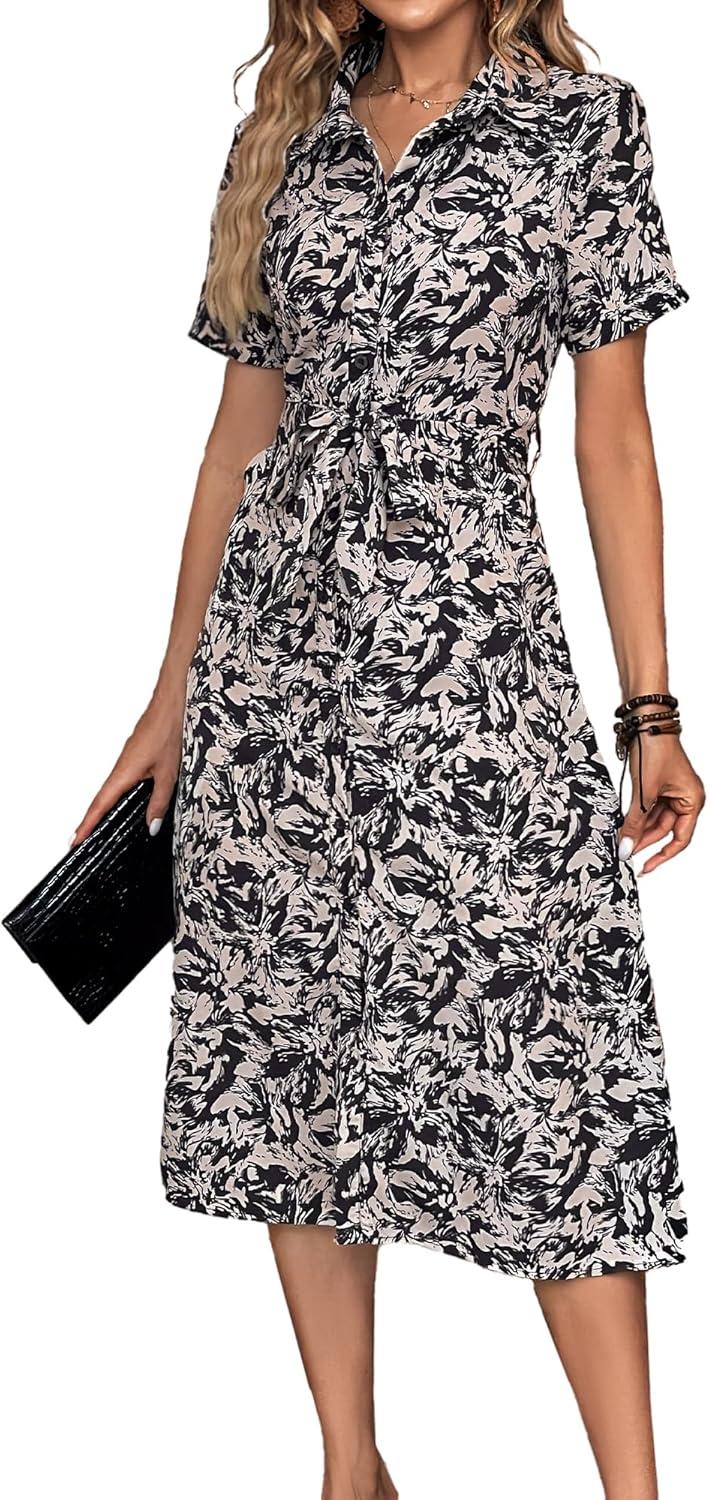 Effortless Summer Style: Exploring a Chic Animal Print Midi Dress