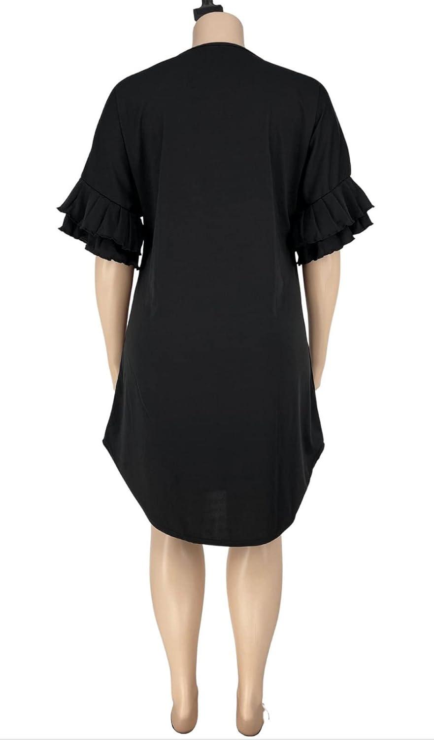 Ekaliy Women's Casual Ruffle Midi Dress — How you wear it