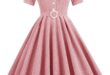 Embracing Timeless Style A Look At The 1950s Retro Midi Dress