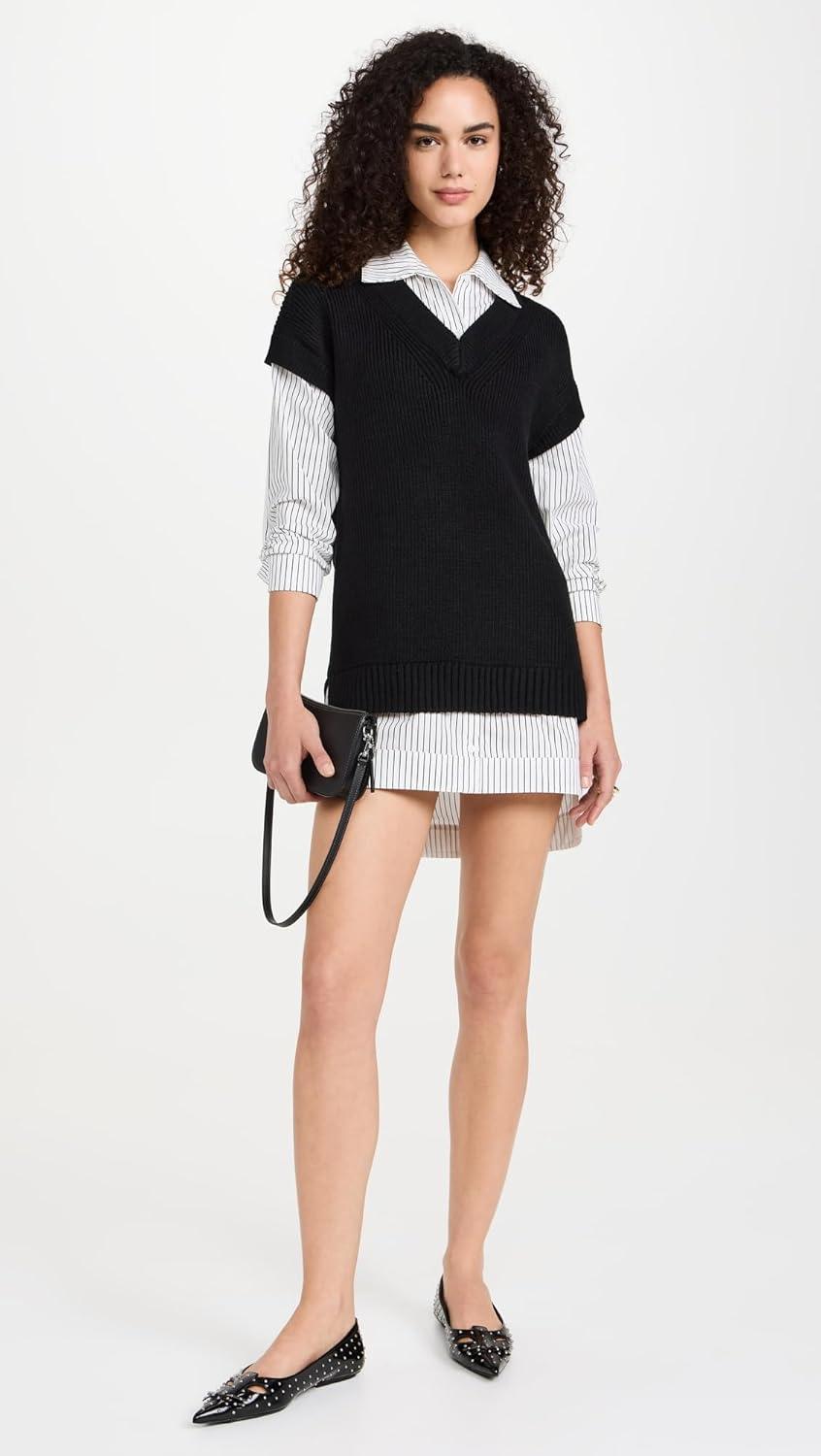 Exploring Comfort and Style in ASTR's Layered Sweater Dress