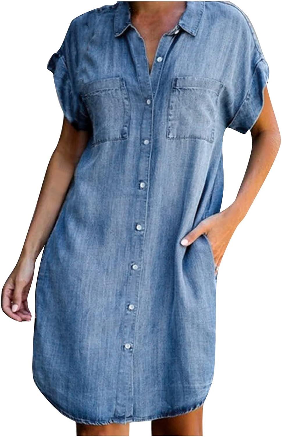 Exploring KEERADS Denim Shirt Dress: Style and Comfort Reviewed