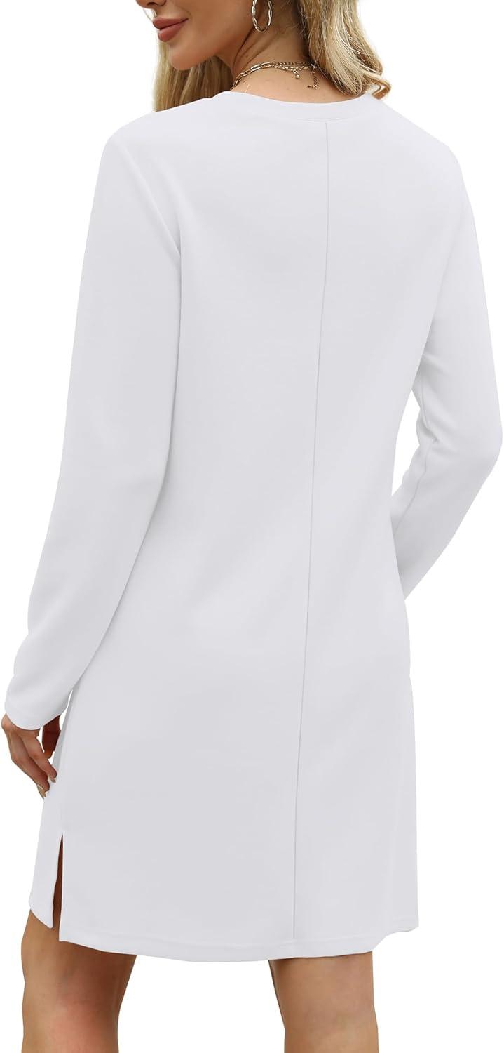 Exploring Sampeel's 2024 Casual Long Sleeve ⁣Dress for Fall ⁣Fun