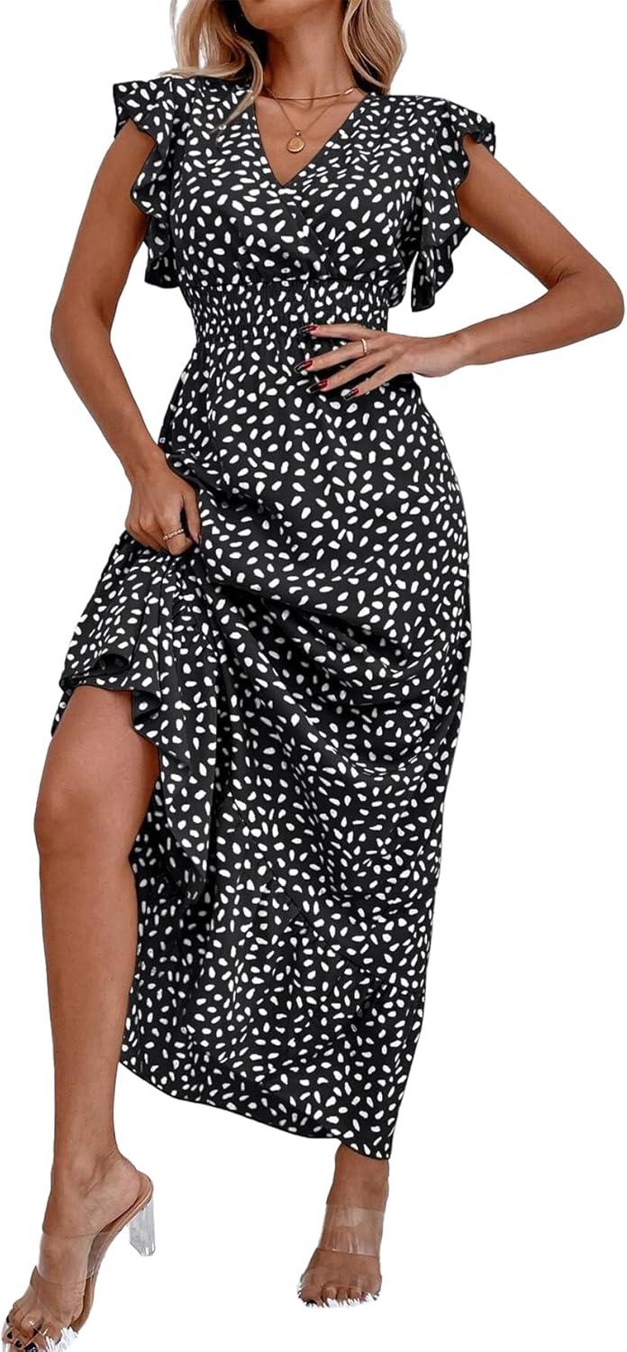 Exploring the Charm ​of LYANER's Floral Ruffle Midi⁢ Dress Together