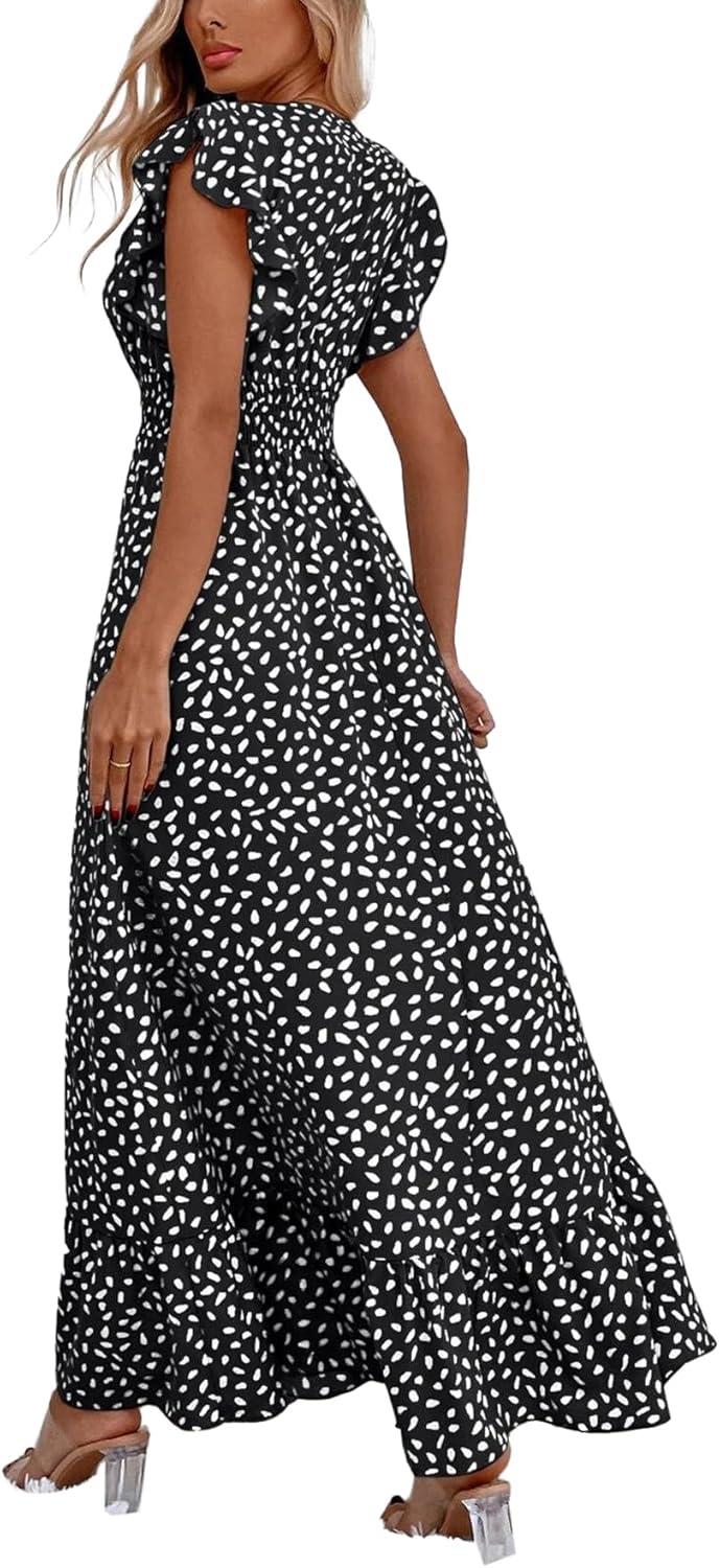 Exploring the ⁢Charm of LYANER's Floral Ruffle midi ⁤Dress Together