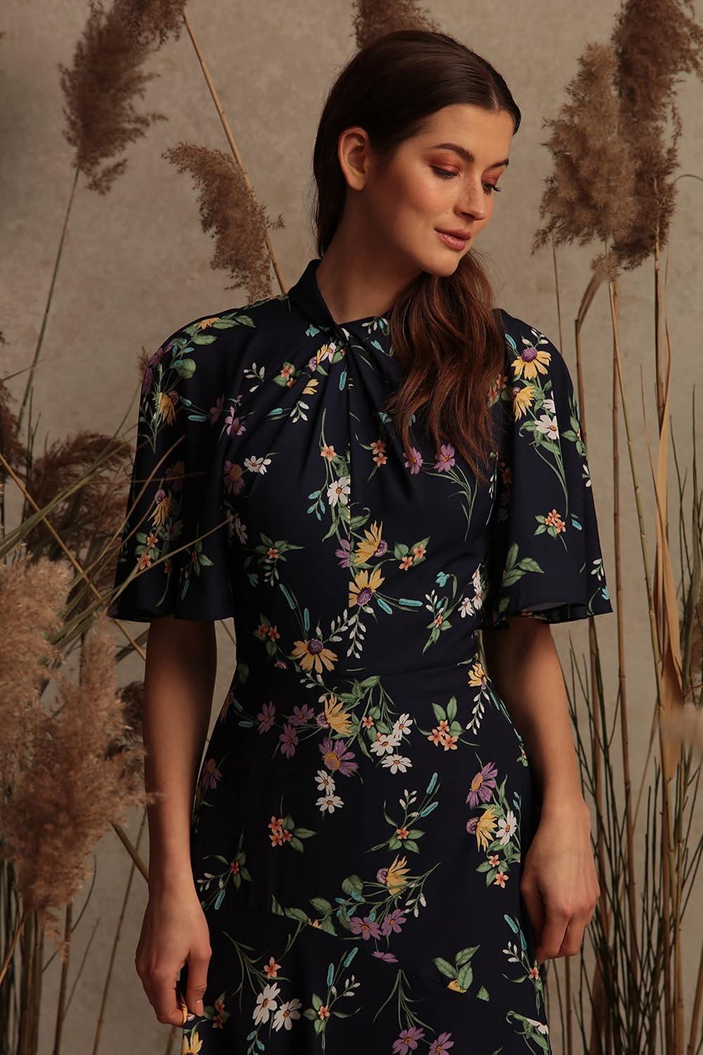 Exploring ​the Charm of⁢ Maggy London's Floral Flutter Sleeve Dress
