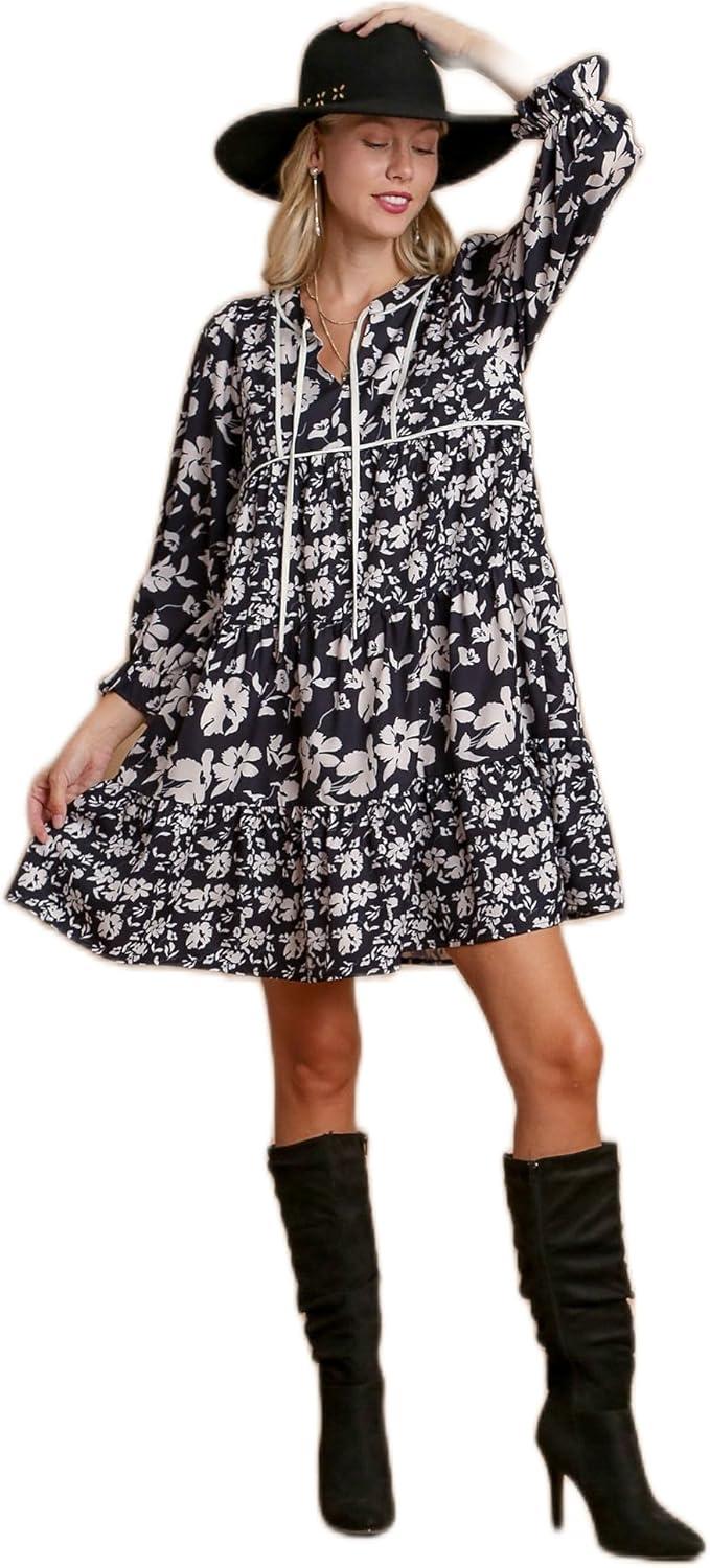 Exploring the Charm of the Umgee Two Tone Floral Tiered Dress Exploring the Charm of the Umgee Two Tone Floral Tiered Dress
