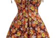 Exploring The Charm Of Wdirara Floral Tie Front Midi Dress