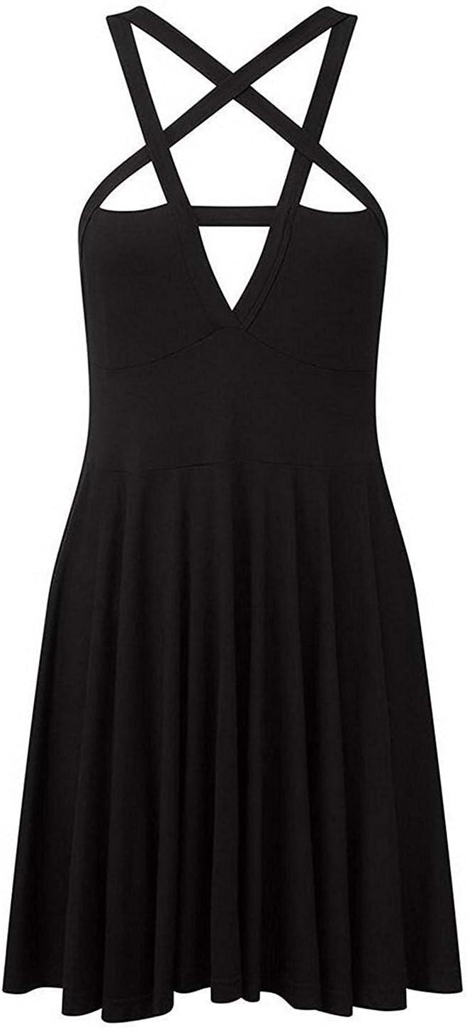 Fashion Gothic Vintage Casual Goth Dress – everyday wear