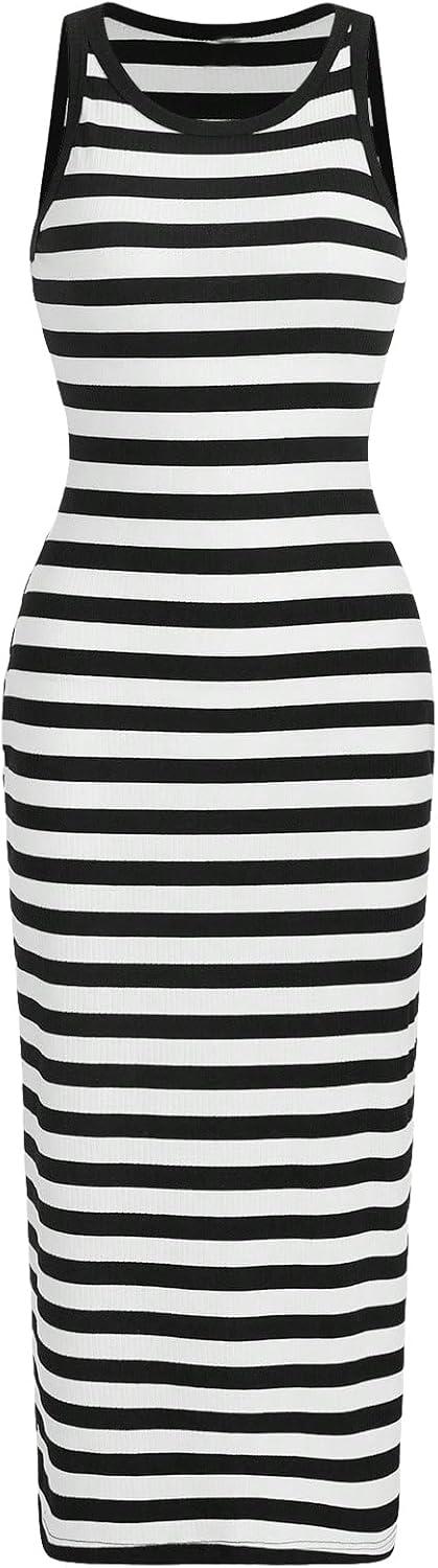 Feeling the Summer Vibes: Milumia Striped Tank Dress Review