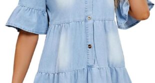 Finding The Perfect Fit Exploring The Cylady Summer Denim Dress
