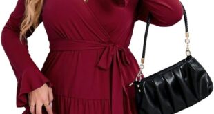 Finding The Perfect Fit Kojooin Plus Size Wrap Dress Review
